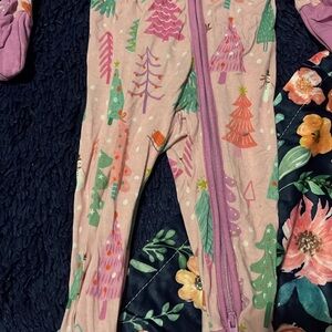 Little Sleepies Pink and Purple Footies